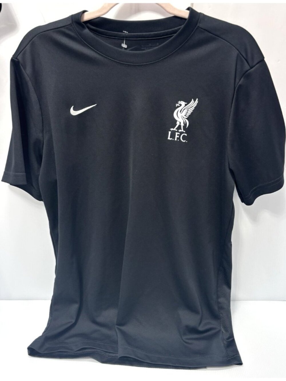 Liverpool FC Nike Dri-FIT Jersey Mens Large L Black Training Shirt Soccer GUC